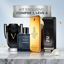 Kit 4 Perfumes Masculinos Premium (100ml)